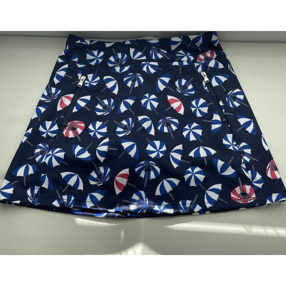 Polo Ralph Lauren Girls Skort Size 7 Sporty Skirt Umbrella Novelty Print Outdoor
